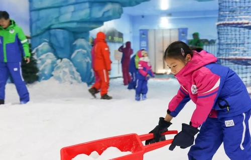 室内冰雪乐园分为哪几个功能区域？